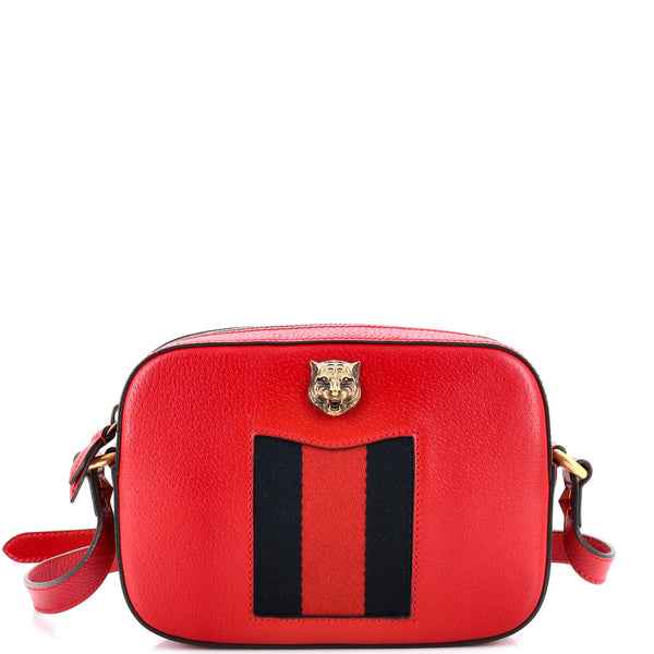 Gucci Small Ophidia Shoulder Bag in Red | Lyst
